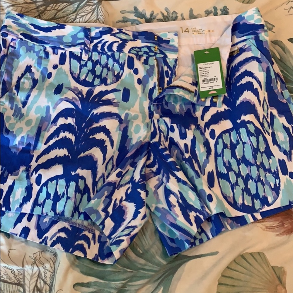 Women Lilly Pulitzer callan shorts size 14 nwt